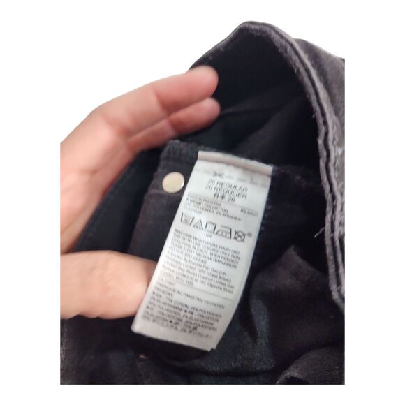 Gap Denim Mid Rise Women’s Leggings/Jeggings Skinny True Black Size 26 Regular - Picture 6 of 10